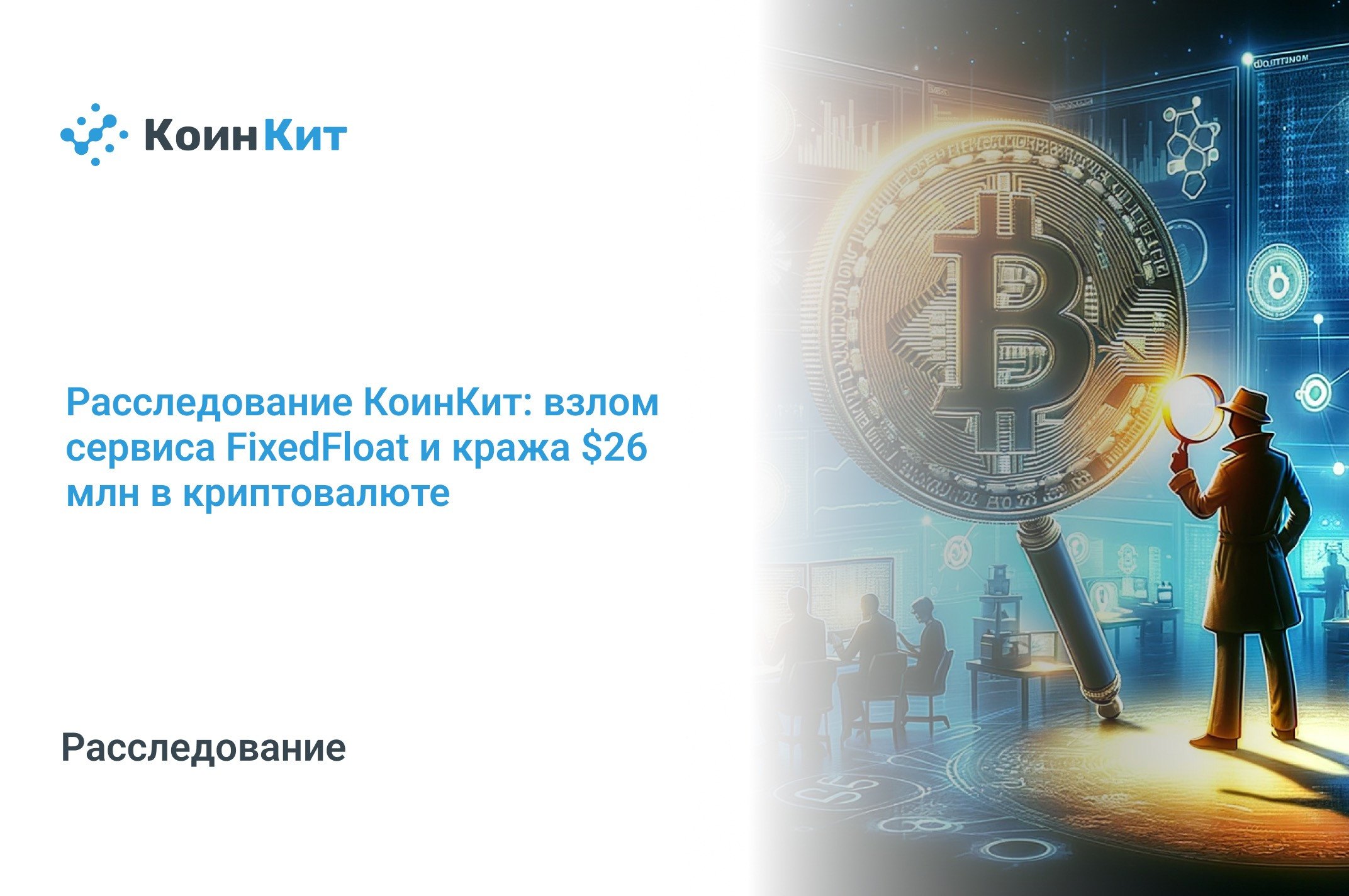 Расследование КоинКит: взлом сервиса FixedFloat и кража $26 млн в криптовалюте